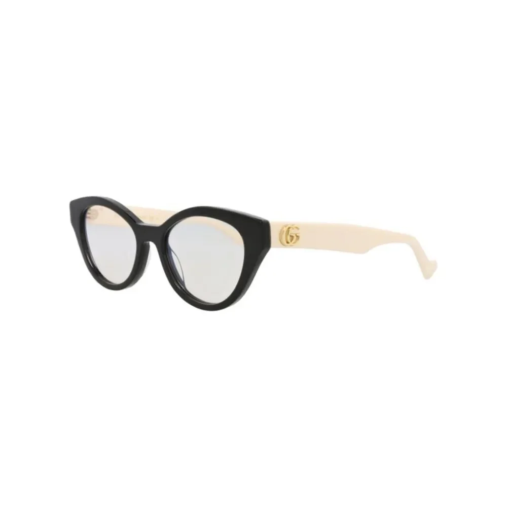 Gucci Cat Eye-Frame Acetate Sunglasses Black Womens